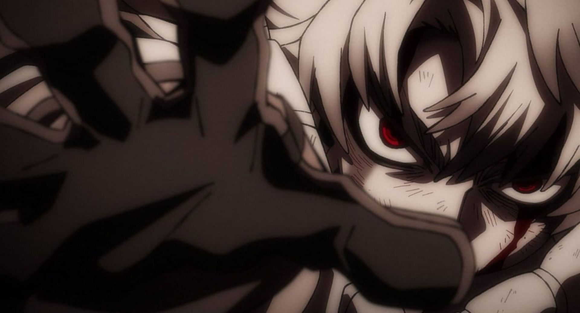 Rudo, as seen determined in the anime (Image via Bones Film)